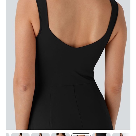 HALARA Elegant Black Wide-Leg Jumpsuit - Picture 5 of 6